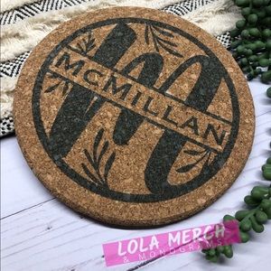 Personalized Cork Trivet